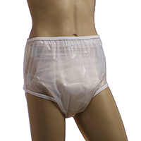 Teen youth size plastic pants
