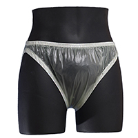 UltraSoft Trim-Fit (transparent) plastic pant bikini cut